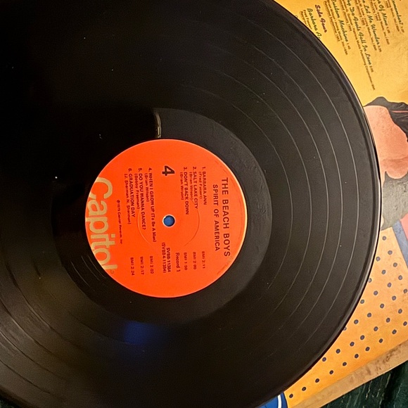 The Beach Boys Spirit of America 2xLP 1975 compilation best of surf rock Record - Picture 10 of 14